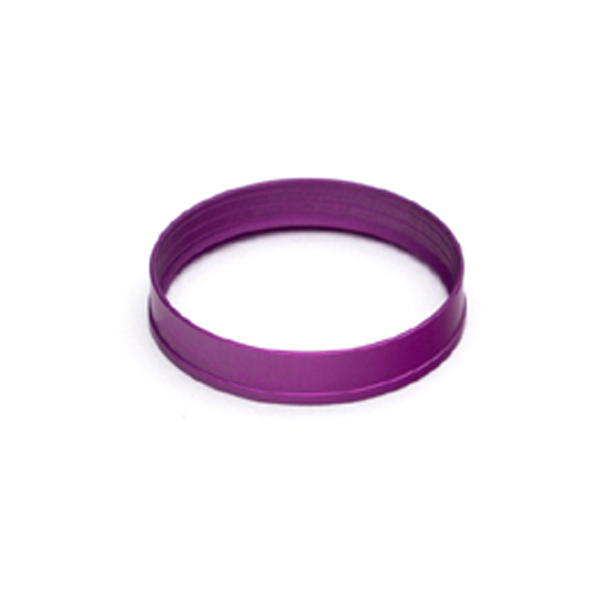 EK-Quantum Torque - Color Ring - 10-Pack HDC 14 - For 14mm Hard Tube Compression Fittings (Purple) EKWB