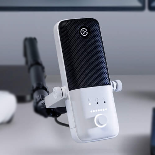 Elgato Wave:3 White USB Microphone and Digital Mixing Solution ELGATO