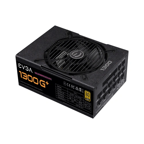 EVGA SuperNova 1300 G Plus ATX 3.1 1300 Watt Gold Fully Modular SMPS EVGA