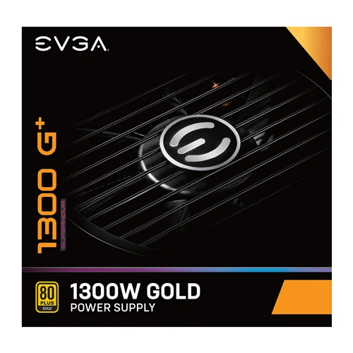 EVGA SuperNova 1300 G Plus ATX 3.1 1300 Watt Gold Fully Modular SMPS EVGA