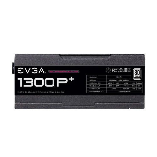 EVGA SuperNova 1300 P Plus Platinum 1300 Watt Fully Modular SMPS EVGA