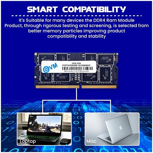 EVM 16GB 3200MHz CL19 DDR4 Laptop RAM EVM