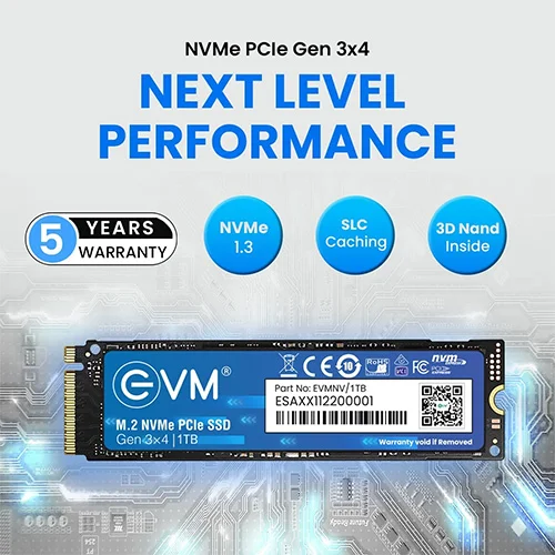 EVM 1TB NVMe Gen3 SSD EVM