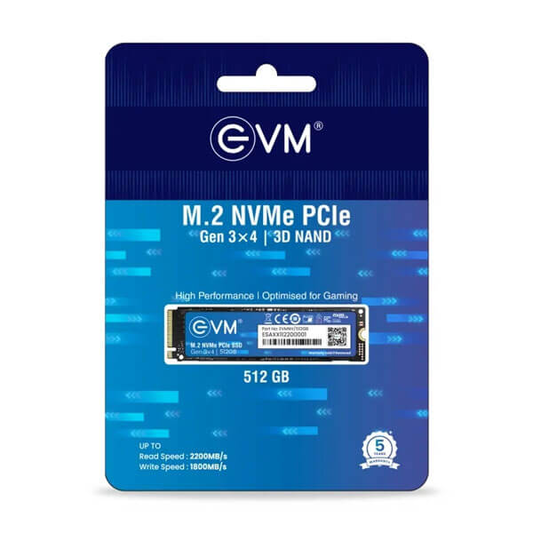EVM 512GB NVMe Gen3 SSD EVM