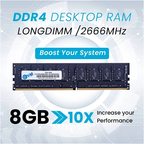 EVM 8GB 2666MHz CL19 DDR4 RAM EVM