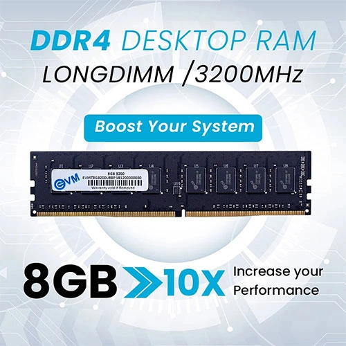EVM 8GB 3200MHz CL19 DDR4 RAM EVM