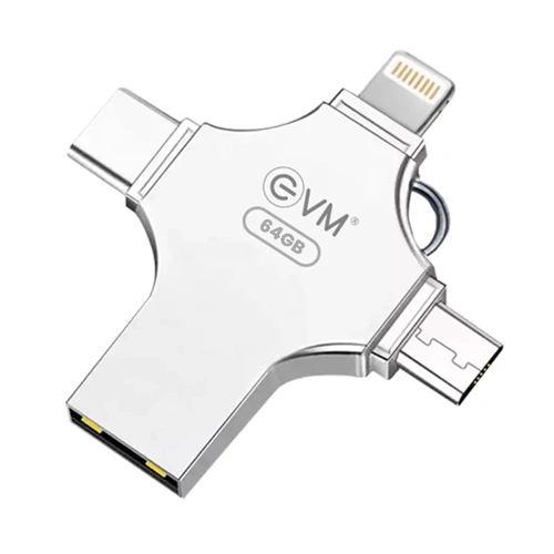 EVM EnStore 4 In 1 OTG 64GB USB 3.0 Type C Pen Drive