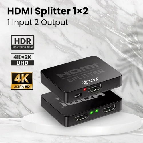 EVM HDS12 HDMI Splitter 1 Input 2 Output EVM