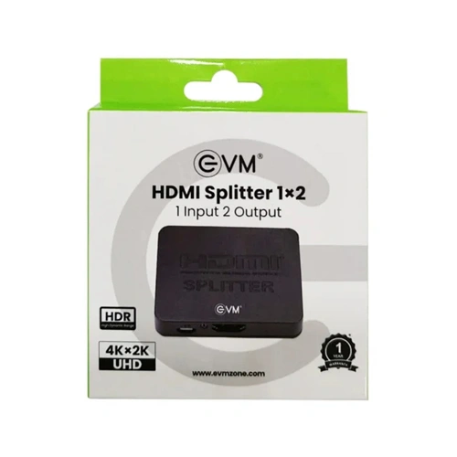 EVM HDS12 HDMI Splitter 1 Input 2 Output EVM