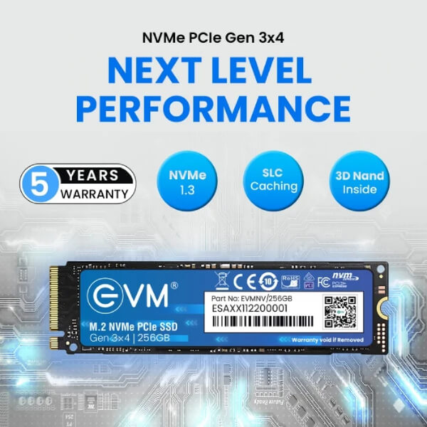 EVM 256GB NVMe Gen3 SSD EVM