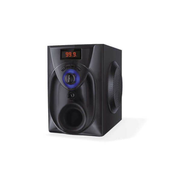 Fingers Challenger 2.1 Wood Encased Speaker (Black) FINGERS