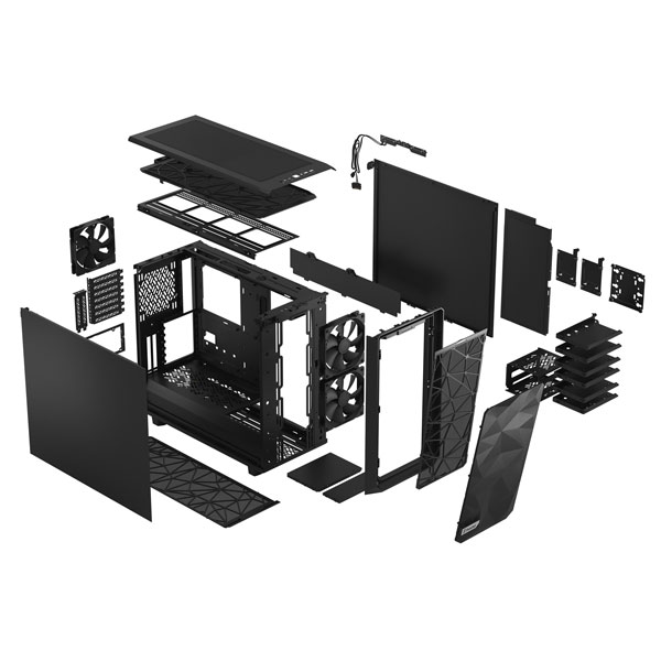 Fractal Design Meshify 2 Solid E-ATX Mid Tower Case FRACTAL DESIGN