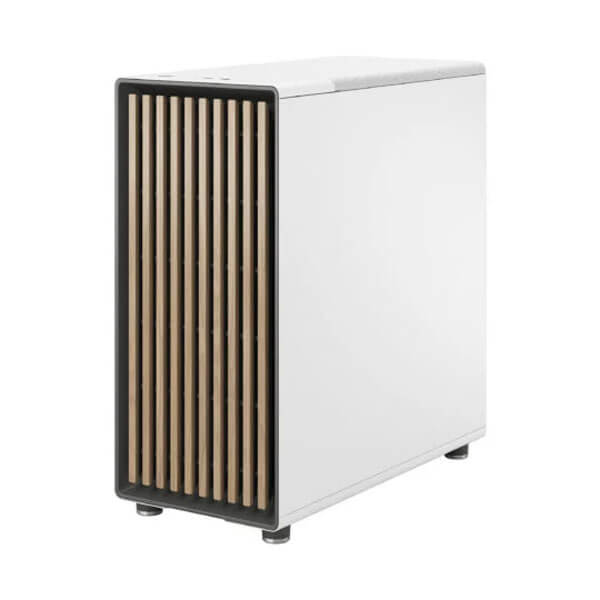 Fractal Design North Chalk TG Clear (ATX) Mid Tower Cabinet (White) FRACTAL DESIGN