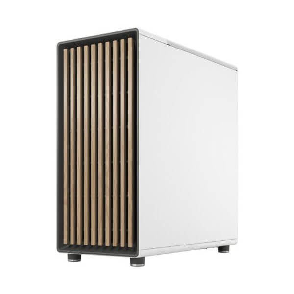 Fractal Design North Chalk TG Clear (ATX) Mid Tower Cabinet (White) FRACTAL DESIGN