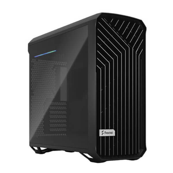 Fractal Design Torrent Compact TG Light Tint RGB (E-ATX) Mid Tower Cabinet (Black)