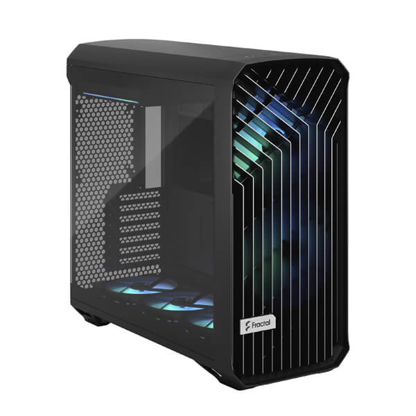 Fractal Design Torrent TG Light Tint RGB (E-ATX) Mid Tower Cabinet (Black) FRACTAL DESIGN