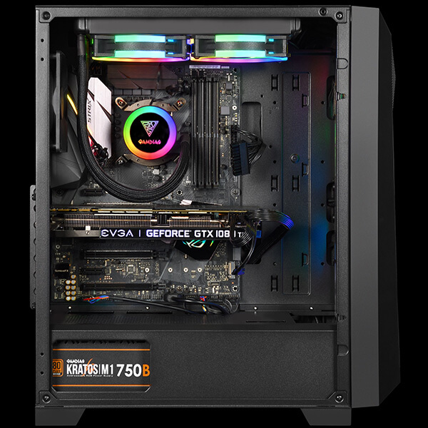 Gamdias Apollo M1 Elite ARGB Cabinet (Black) GAMDIAS