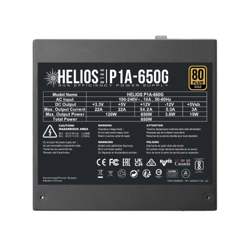 GAMDIAS Helios P1A-650G SMPS GAMDIAS