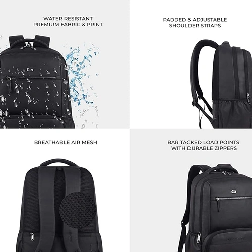Gear Heritage Faux Leather Laptop Backpack GEAR