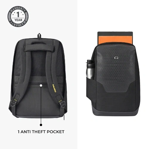 Gear NG Future Anti-Theft Faux Leather Laptop Backpack GEAR