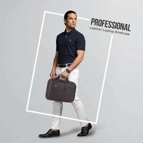 Gear Professional Brown Laptop Messenger Bag GEAR