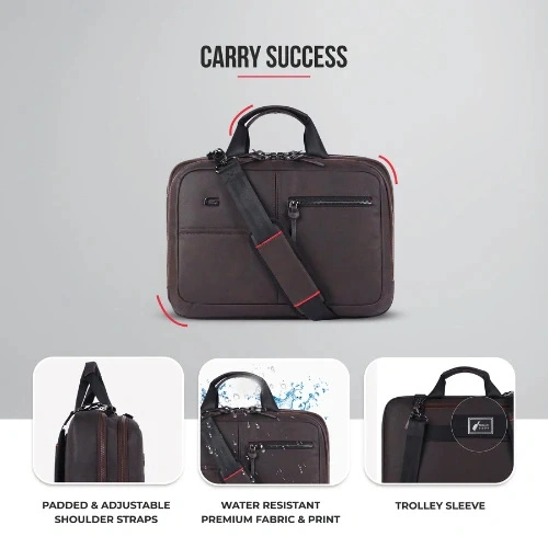 Gear Professional Brown Laptop Messenger Bag GEAR