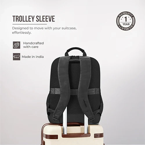 Gear Vintage Boxy Faux Leather Laptop Backpack GEAR