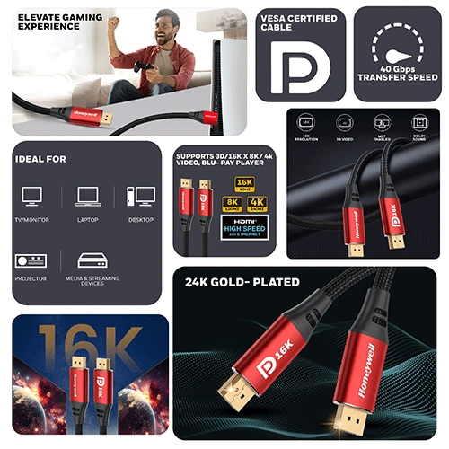 Honeywell DP to DP 2.1 Cable HONEYWELL