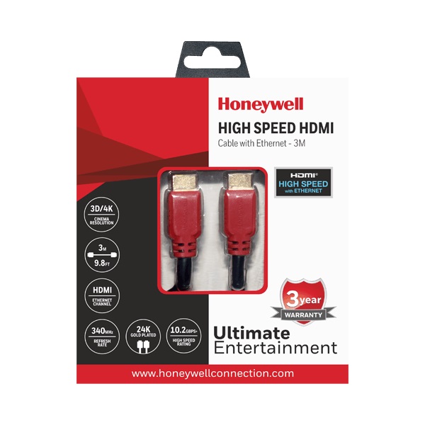 Honeywell High Speed HDMI Cable 3 Meter HONEYWELL