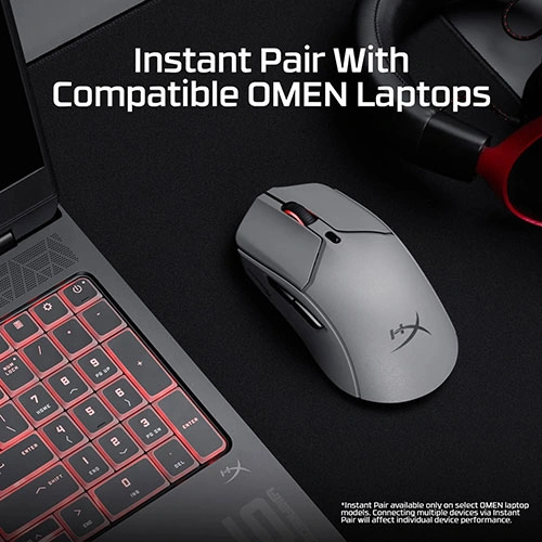 HyperX Pulsefire Haste 2 Pro 4K Wireless Grey Gaming Mouse HYPERX