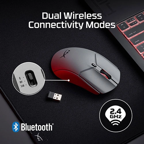 HyperX Pulsefire Haste 2 Pro 4K Wireless Grey Gaming Mouse HYPERX