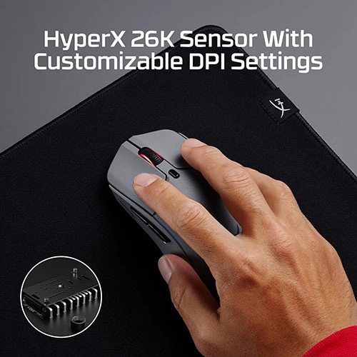 HyperX Pulsefire Haste 2 Pro 4K Wireless Grey Gaming Mouse HYPERX