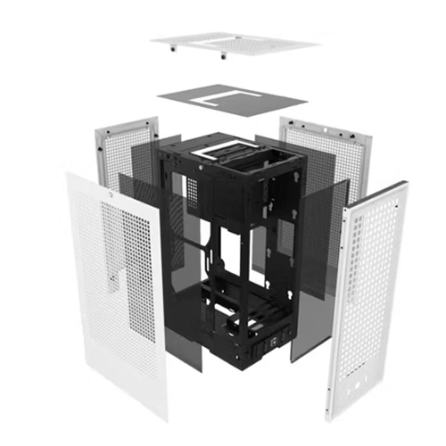 HYTE Revolt 3 White ITX Mini Tower Case HYTE