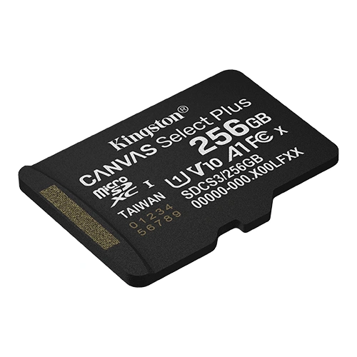 Kingston Canvas Select Plus 256GB microSDXC Memory Card KINGSTON