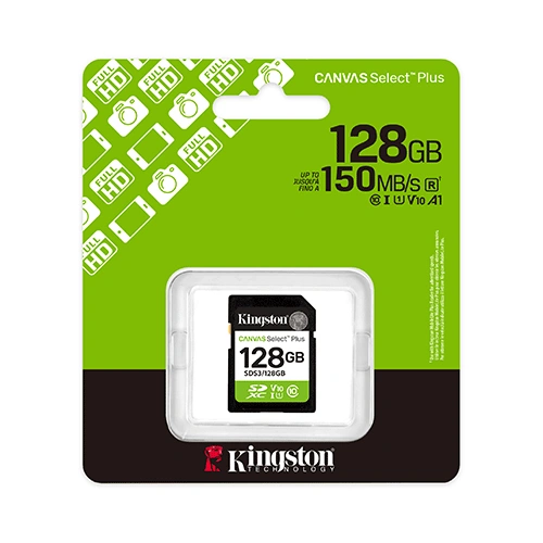 Kingston Canvas Select Plus 128GB SDXC Memory Card KINGSTON