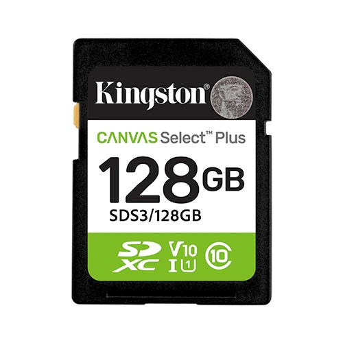 Kingston Canvas Select Plus 128GB SDXC Memory Card