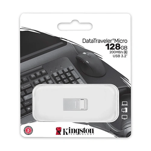 Kingston Data Traveler Micro 128GB USB 3.2 Pen Drive KINGSTON
