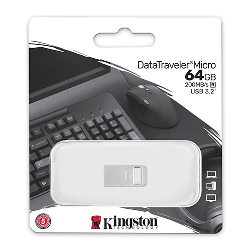 Kingston Data Traveler Micro 64GB USB 3.2 Pen Drive KINGSTON