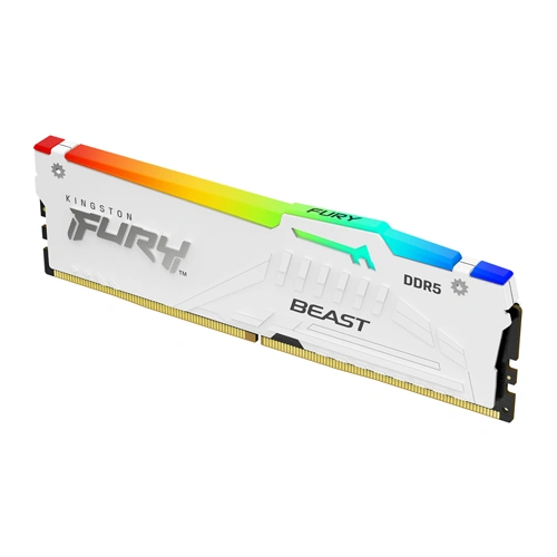 Kingston Fury Beast RGB White 32GB 6000MHz CL36 DDR5 RAM KINGSTON