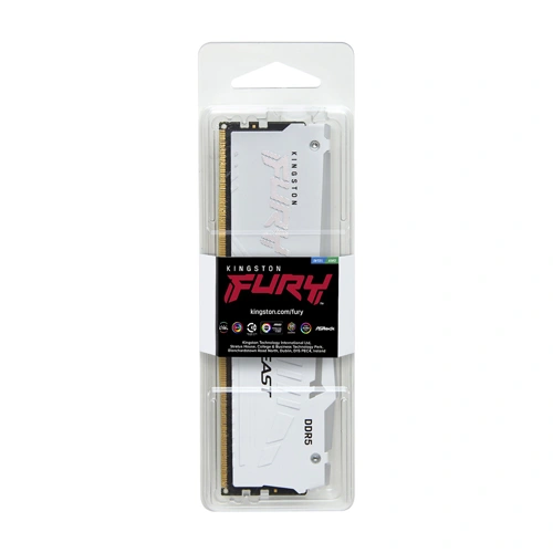 Kingston Fury Beast RGB White 32GB 6000MHz CL36 DDR5 RAM KINGSTON