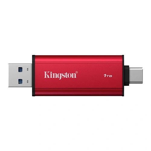 Kingston Dual USB Type A and Type C 1TB Portable SSD KINGSTON