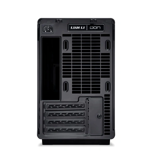 Lian Li A3-mATX Wood Black Mini Tower Case with Glass Side Panel LIAN LI