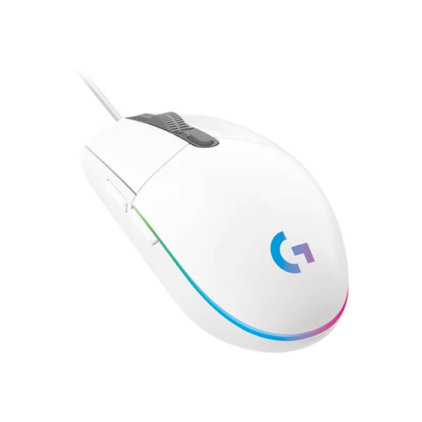 Logitech G203 Lightsync White RGB Gaming Mouse LOGITECH