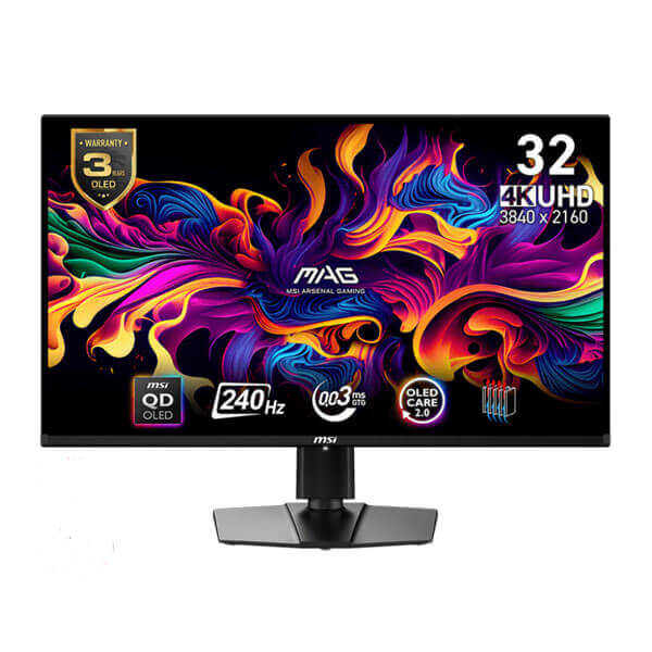 MSI MAG 321UPX QD OLED 32 Inch 4K Gaming Monitor