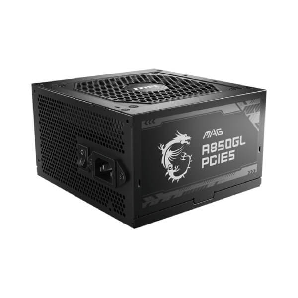 MSI Mag A850GL PCIE5 ATX 3.1 Gold Fully Modular SMPS MSI