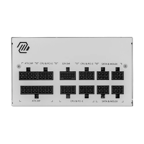 MSI MAG A850GL PCIE5 White Gold ATX 3.1 Fully Modular SMPS MSI