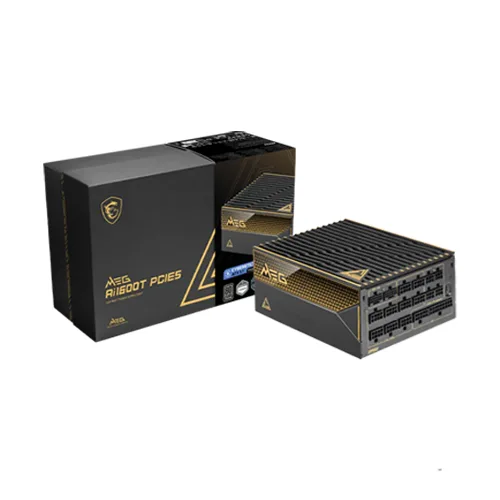 MSI MEG Ai1600T PCIE5 ATX 3.1 Fully Modular SMPS MSI