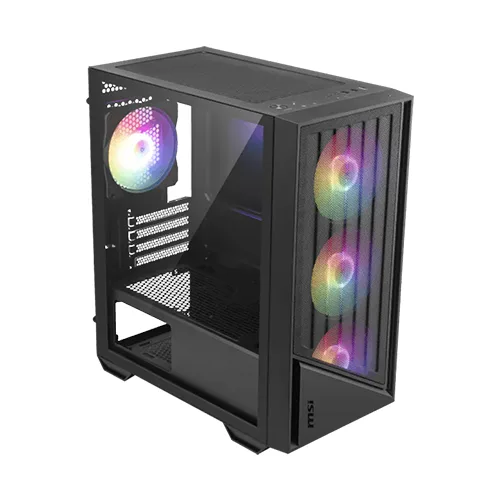 MSI PRO FORGE M051A Auto RGB M-ATX Mini Tower Case MSI