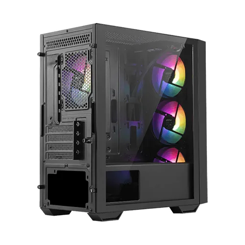 MSI PRO FORGE M051A Auto RGB M-ATX Mini Tower Case MSI