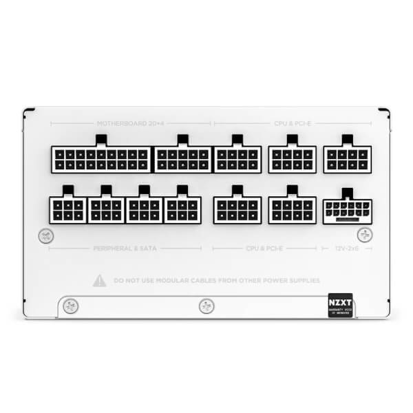 Nzxt C850 Gold Fully Modular ATX 3.1 White SMPS NZXT